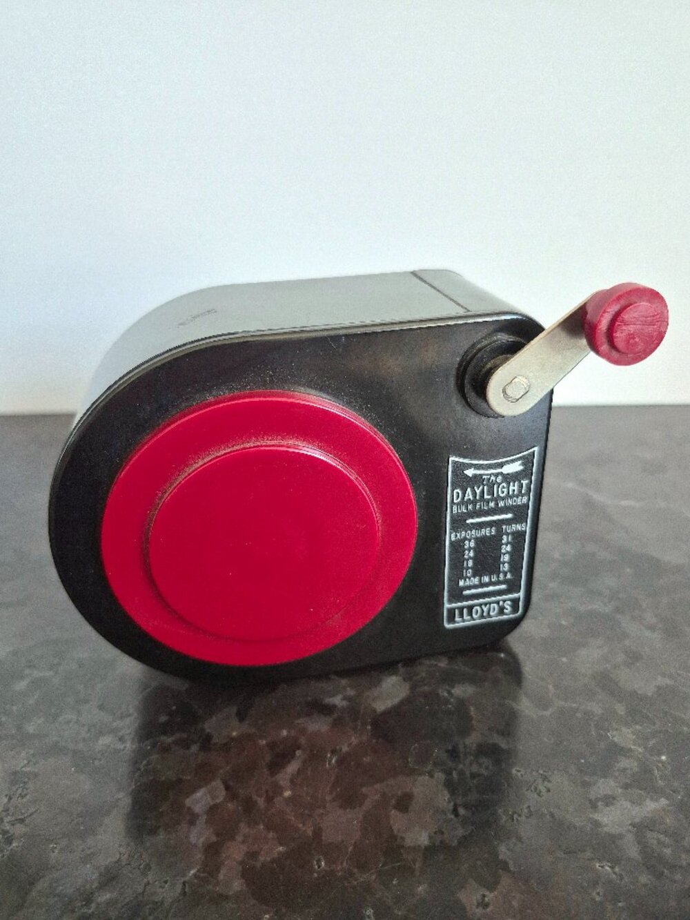 Vintage Lloyd's The Daylight Film Winder, 35mm Film, Made In USA